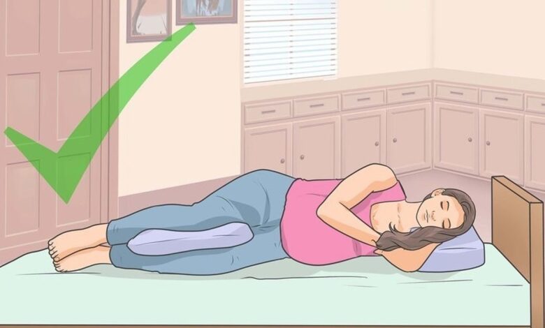 ما هي أفضل وضعية للحامل في النوم خلال فترة الحمل؟