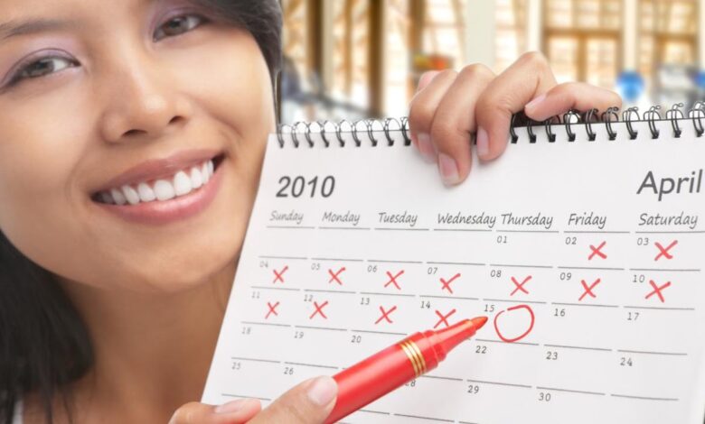 بعد كم يوم من الدورة الشهرية يحسب الحمل؟