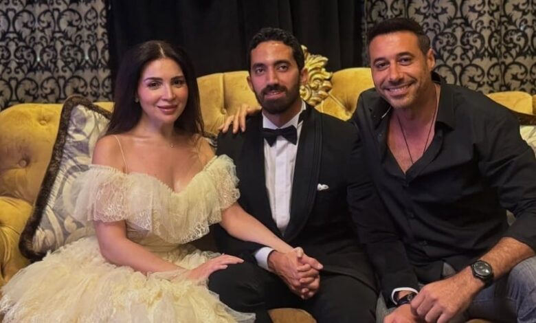 مي عز الدين تفاجئ الجمهور بإطلالة الزفاف