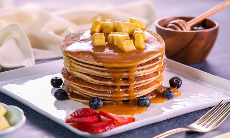 طريقة تحضير البان كيك الصحي في المنزل