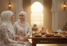 أفكار إطلالات يومية محتشمة لإطلالة رمضانية مميزة 2 أفكار إطلالات يومية محتشمة لإطلالة رمضانية مميزة