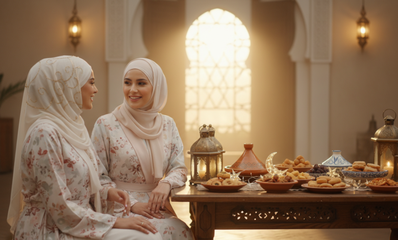 أفكار إطلالات يومية محتشمة لإطلالة رمضانية مميزة 1 أفكار إطلالات يومية محتشمة لإطلالة رمضانية مميزة