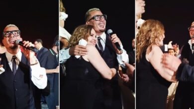 بالفيديو.. الفنانة المصرية يسرا تثير الجدل في ظهورها الأخير مع عمرو دياب