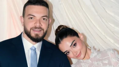 ملك زاهر وشريف الليثي يخطفوا الأضواء في أول ظهور لهما في حفل خطوبة