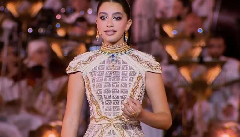 ياسمينا العبد في حفل المتحف المصري